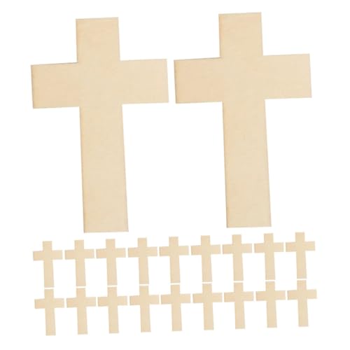 GALPADA 60 Stück Holzkreuze zum Bemalen Blanko Holzscheiben mit Glatter Oberfläche DIY Bastelstücke für Osterdeko Party und Kreative Kunstprojekte GALPADA 60 Stück Holzkreuze zum Bemalen Blanko Holzscheiben mit Glatter Oberfläche DIY Bastelstücke für Osterdeko Party und Kreative Kunstprojekte von GALPADA