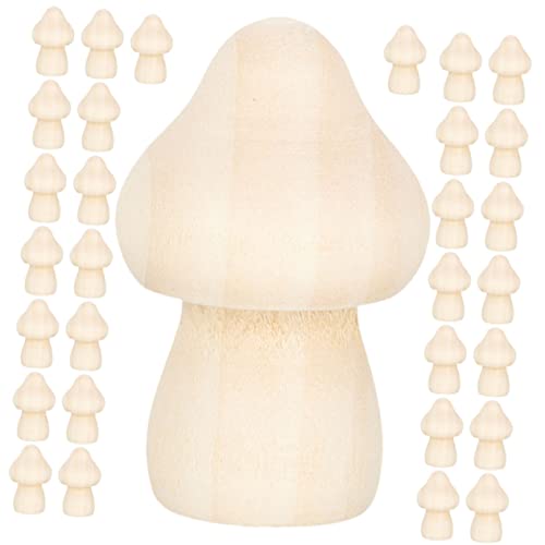 GALPADA 60 Stück Kreative Kleine Holzpilze Unbehandelte Holzpilzfiguren für Diy Malen Bastelprojekte Dekorative Naturmaterialien für Kunsthandwerk GALPADA 60 Stück Kreative Kleine Holzpilze Unbehandelte Holzpilzfiguren für Diy Malen Bastelprojekte Dekorative Naturmaterialien für Kunsthandwerk von GALPADA