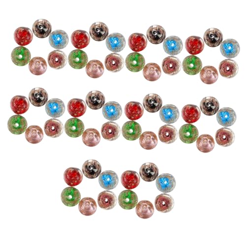 GALPADA 60 Stück Teiliges Glasperlen Bunte Leuchtende Schmuckperlen für DIY Armbänder Halsketten Basteln mit Glatter Oberfläche und Vielseitiger Verwendung GALPADA 60 Stück Teiliges Glasperlen Bunte Leuchtende Schmuckperlen für DIY Armbänder Halsketten Basteln mit Glatter Oberfläche und Vielseitiger Verwendung von GALPADA