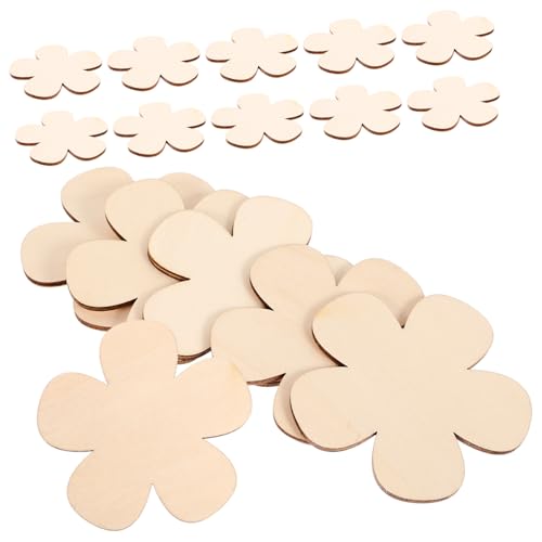 GALPADA 60 Stück Teiliges Holzblumen aus Blanken Holzscheiben Blumenform DIY Bastelmaterial für Wiederverwendbare Holzstücke zum Bemalen und Dekorieren bei Hochzeit Geburtstag Weihnachten GALPADA 60 Stück Teiliges Holzblumen aus Blanken Holzscheiben Blumenform DIY Bastelmaterial für Wiederverwendbare Holzstücke zum Bemalen und Dekorieren bei Hochzeit Geburtstag Weihnachten von GALPADA