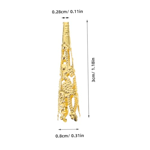 GALPADA 60 Stück Teiliges Konische Perlenkappen aus Metall Leichtes Schmuckzubehör für DIY Armbänder Halsketten Ohrringe Trumpet Flower Design Stabile Endkappen für Kreative von GALPADA