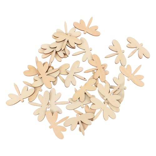 GALPADA 60 Stück Unlackierte Holz Libellen DIY Bastelchips Glatte Oberfläche Handgemachte Deko Anhänger Bastelmaterial für Kreative Projekte und Party Zubehör GALPADA 60 Stück Unlackierte Holz Libellen DIY Bastelchips Glatte Oberfläche Handgemachte Deko Anhänger Bastelmaterial für Kreative Projekte und Party Zubehör von GALPADA