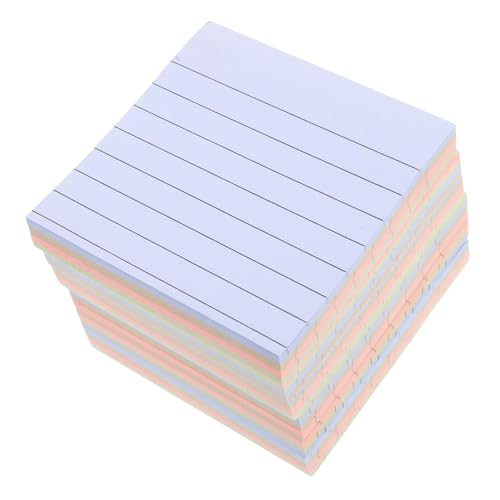 GALPADA 600 Blatt Bunte Haftnotizen für Bücher Selbstklebende Notizzettel für Büro Schule und Zuhause Abnehmbare Haftende Notizblätter für Kreatives Lernen und Arbeiten von GALPADA