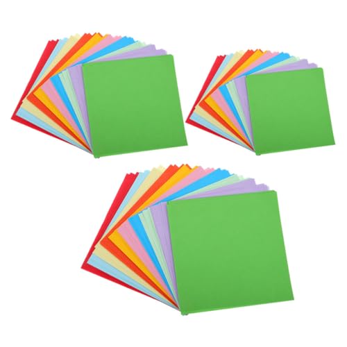 GALPADA 600 Blatt Origami Papier Quadratisch Doppelseitig Bastelpapier für DIY Bastelprojekte Origami Faltpapier Fördert Feinmotorik und Kreativität von GALPADA