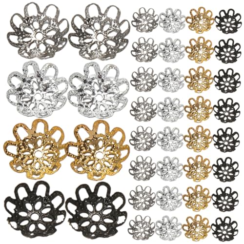 GALPADA 600 Stück Blumenförmige Perlenkappen für Schmuckherstellung für Armbänder und Einfach zu Verwenden Vielseitig für DIY Projekte GALPADA 600 Stück Blumenförmige Perlenkappen für Schmuckherstellung für Armbänder und Einfach zu Verwenden Vielseitig für DIY Projekte von GALPADA