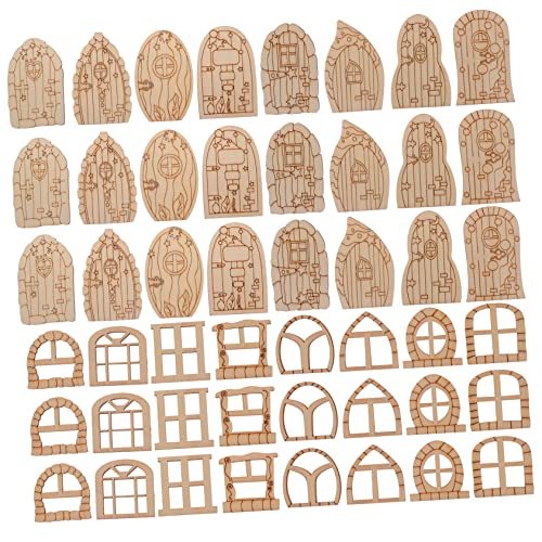 GALPADA 64 Stück Holz Feentür Dekorationen Holz Feenhaustür Feenhaus Zubehör Holztürrohling Feenhaustür Mini Feentürrohling Feentür Miniaturtürrohling GALPADA 64 Stück Holz Feentür Dekorationen Holz Feenhaustür Feenhaus Zubehör Holztürrohling Feenhaustür Mini Feentürrohling Feentür Miniaturtürrohling von GALPADA