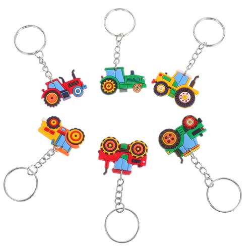 GALPADA 6Stücke Farm Fahrzeug Schlüsselanhänger für Süße Designs für Erntezeit Partys Ostereiersuche Preise und Klassenzimmerbelohnungen GALPADA 6Stücke Farm Fahrzeug Schlüsselanhänger für Süße Designs für Erntezeit Partys Ostereiersuche Preise und Klassenzimmerbelohnungen von GALPADA