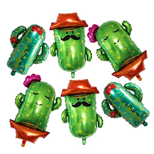 GALPADA 6Stücke Kaktus Luftballons für Sommer Partys Hochwertige Kaktus Partydekorationen Langlebige Geburtstags und Babyparty Deko für Hochzeiten und Festliche Anlässe GALPADA 6Stücke Kaktus Luftballons für Sommer Partys Hochwertige Kaktus Partydekorationen Langlebige Geburtstags und Babyparty Deko für Hochzeiten und Festliche Anlässe von GALPADA