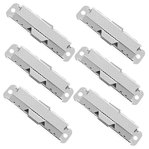 GALPADA 6Stücke Metall Clips für Zwischenablage Dokumentenfixierung Multifunktionale Büroklammern für Lehrer Organisieren Snacks von GALPADA
