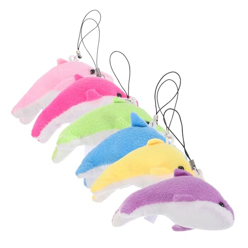 GALPADA 6stücke Kleine Delfin-anhänger Deko Für Rucksack Handtasche Handy Kawaii Meerestier Hängedekoration Mitgebsel Für Geburtstagsfeiern GALPADA 6stücke Kleine Delfin-anhänger Deko Für Rucksack Handtasche Handy Kawaii Meerestier Hängedekoration Mitgebsel Für Geburtstagsfeiern von GALPADA