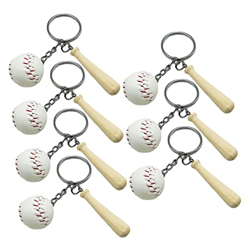 GALPADA 7 Stück Schlüsselbunddekoration Klein Baseball Zubehör Für Schlagballschläger Schlüsselkette Fledermäuse Fledermaus-schlüsselanhänger Dekorate Kreative Schlüsselanhänger Holz Weiß GALPADA 7 Stück Schlüsselbunddekoration Klein Baseball Zubehör Für Schlagballschläger Schlüsselkette Fledermäuse Fledermaus-schlüsselanhänger Dekorate Kreative Schlüsselanhänger Holz Weiß von GALPADA