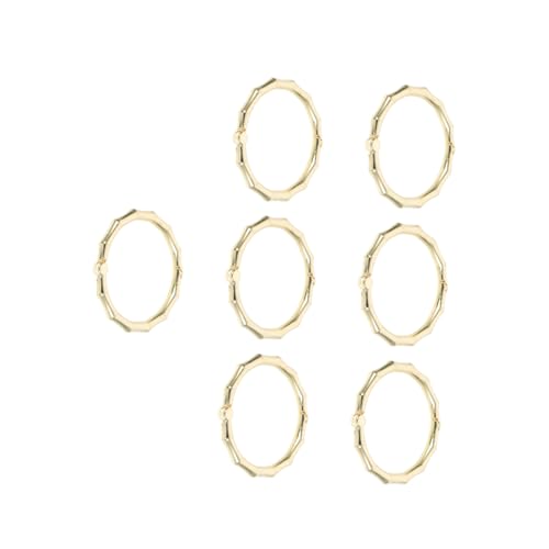 GALPADA 7 Stück Teiliges Goldene Metall Buchbinderinge Leichte Langlebige Ringe für Lose Karteikarten und Alben Design für Einfaches Blättern und Vielseitige Nutzung GALPADA 7 Stück Teiliges Goldene Metall Buchbinderinge Leichte Langlebige Ringe für Lose Karteikarten und Alben Design für Einfaches Blättern und Vielseitige Nutzung von GALPADA