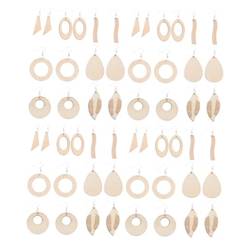 GALPADA 70Stücke Teiliges DIY Holzohrringe Unfertige Anhänger für Schmuckdesign für Bastelprojekte und GALPADA 70Stücke Teiliges DIY Holzohrringe Unfertige Anhänger für Schmuckdesign für Bastelprojekte und von GALPADA