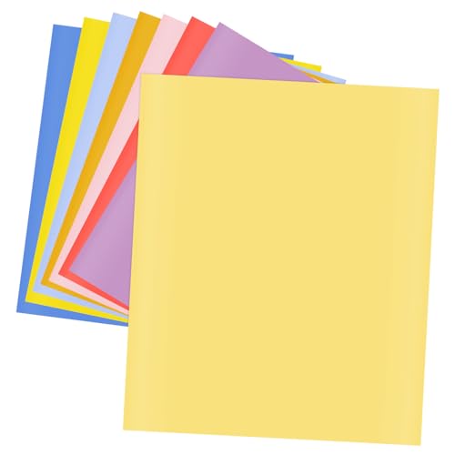 GALPADA 8 Blatt Matte Vinyl Folie für Diy Bastelarbeiten für T Shirts und Stoffe Langlebig und Vielseitig Einsetzbar von GALPADA