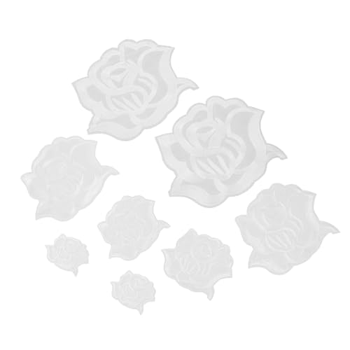 GALPADA 8 Stück Teiliges Aufbügel Patch mit Gesticktem Rosenmuster Vielseitige Applikationen für DIY Kleidung Reparierbare Bügelflicken in Geeignet für Jacken Jeans Taschen Leichte und GALPADA 8 Stück Teiliges Aufbügel Patch mit Gesticktem Rosenmuster Vielseitige Applikationen für DIY Kleidung Reparierbare Bügelflicken in Geeignet für Jacken Jeans Taschen Leichte und von GALPADA