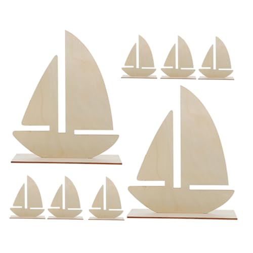 GALPADA 8 Stück Teiliges Holz Segelboot Unfertiges DIY Modell für Kreative Bastelprojekte für Heimdekoration und Freizeitaktivitäten mit Schneeflocken Tonbasis für Lebendige Details GALPADA 8 Stück Teiliges Holz Segelboot Unfertiges DIY Modell für Kreative Bastelprojekte für Heimdekoration und Freizeitaktivitäten mit Schneeflocken Tonbasis für Lebendige Details von GALPADA