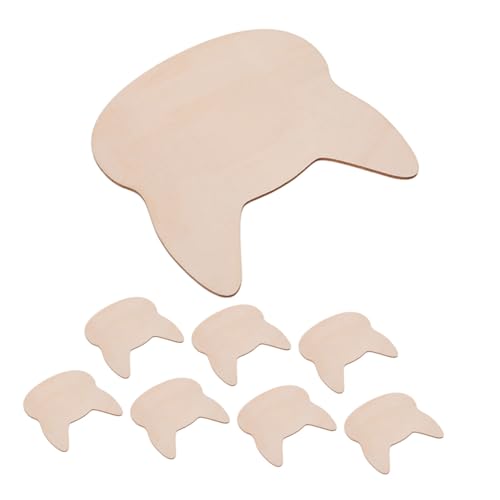 GALPADA 8 Stück Teiliges Holz Tierkopf Bastel Holzausschnitte Unbemalt Natürliche Holzscheiben für DIY Wanddeko und Kreative Gestaltung GALPADA 8 Stück Teiliges Holz Tierkopf Bastel Holzausschnitte Unbemalt Natürliche Holzscheiben für DIY Wanddeko und Kreative Gestaltung von GALPADA