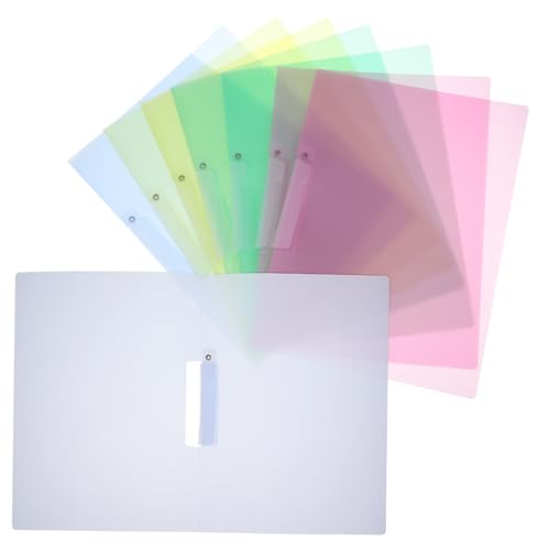 GALPADA 8 Stück Teiliges Kunststoff Organizer mit Schwingclip Wiederverwendbare Dokumentenmappe in Blau Grün Gelb Platzsparende Professionelle Aktenordner für Büro und Präsentationen GALPADA 8 Stück Teiliges Kunststoff Organizer mit Schwingclip Wiederverwendbare Dokumentenmappe in Blau Grün Gelb Platzsparende Professionelle Aktenordner für Büro und Präsentationen von GALPADA