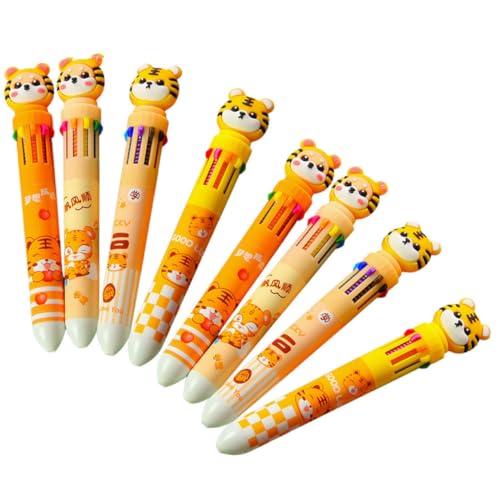 GALPADA 8 Stück Teiliges Mehrfarbiger Kugelschreiber Bunte Kugelschreiber mit Fließender Kreatives Cartoon Design Leichte Schreibstifte für Schüler GALPADA 8 Stück Teiliges Mehrfarbiger Kugelschreiber Bunte Kugelschreiber mit Fließender Kreatives Cartoon Design Leichte Schreibstifte für Schüler von GALPADA