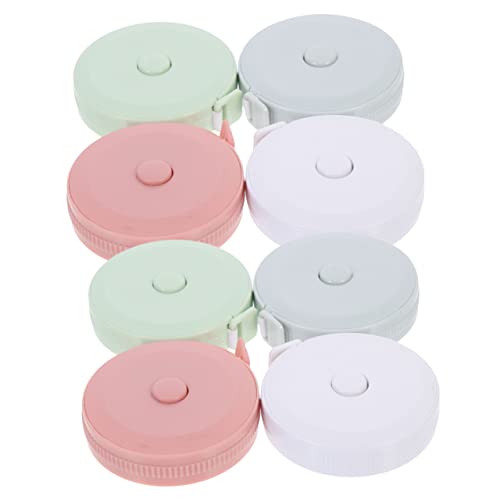 GALPADA 8 Stück Teiliges Mini Maßband Flexibles Automatisches Aufrollmaßband in Weiß Blau Grün Weiches Schneidermaßband für Körpermessung Nähen und Schneiderarbeiten GALPADA 8 Stück Teiliges Mini Maßband Flexibles Automatisches Aufrollmaßband in Weiß Blau Grün Weiches Schneidermaßband für Körpermessung Nähen und Schneiderarbeiten von GALPADA