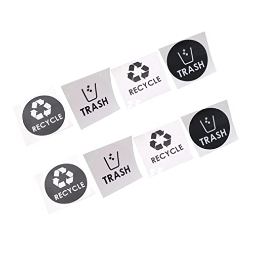 GALPADA 8 Stück Teiliges Selbstklebender Mülltrennung Aufkleber mit Großen Buchstaben und Symbolen Wasserfest Abziehbar Praktische Mülltonnen Beschriftung für Recycling und Abfalltrennung GALPADA 8 Stück Teiliges Selbstklebender Mülltrennung Aufkleber mit Großen Buchstaben und Symbolen Wasserfest Abziehbar Praktische Mülltonnen Beschriftung für Recycling und Abfalltrennung von GALPADA