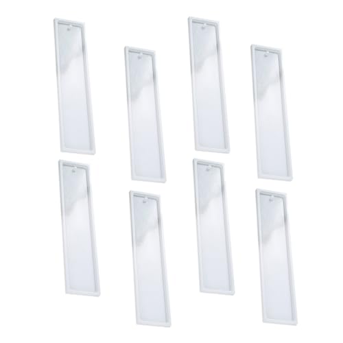 GALPADA 8 Stück Teiliges Silikon Lesezeichenform Langlebige Epoxidharz DIY Form Rechteckige Bastelform aus Hochwertigem Sicherem Silikon Einfach zu Reinigen Vielseitig für Kreative GALPADA 8 Stück Teiliges Silikon Lesezeichenform Langlebige Epoxidharz DIY Form Rechteckige Bastelform aus Hochwertigem Sicherem Silikon Einfach zu Reinigen Vielseitig für Kreative von GALPADA