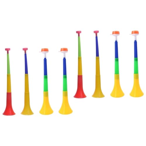 GALPADA 8 Stück Teiliges Tragbares Horn Laute Trompete für Fußballspiele Sportveranstaltungen und Partys Sicher und Attraktiv Zufällige Farbe GALPADA 8 Stück Teiliges Tragbares Horn Laute Trompete für Fußballspiele Sportveranstaltungen und Partys Sicher und Attraktiv Zufällige Farbe von GALPADA