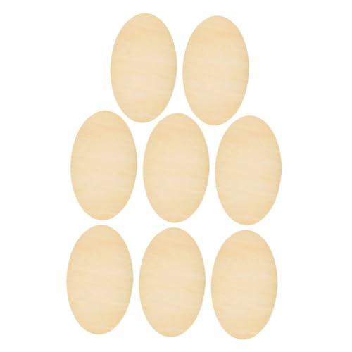GALPADA 8 Stück Teiliges Unvollendete Ovale Holzstücke Stabile Holzscheiben für DIY malerei Kreative Holz deko und Bastelprojekte für Individuelle Holzkunst und Heimdekoration GALPADA 8 Stück Teiliges Unvollendete Ovale Holzstücke Stabile Holzscheiben für DIY malerei Kreative Holz deko und Bastelprojekte für Individuelle Holzkunst und Heimdekoration von GALPADA