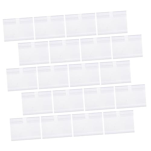 GALPADA 80 Stück Teiliges PVC Preisschild Aufsteller Transparenter Etikettenhalter mit Elastischem Clip Stabiler Warenzeichen Display Halter für Supermarktregale und Ladengeschäfte GALPADA 80 Stück Teiliges PVC Preisschild Aufsteller Transparenter Etikettenhalter mit Elastischem Clip Stabiler Warenzeichen Display Halter für Supermarktregale und Ladengeschäfte von GALPADA