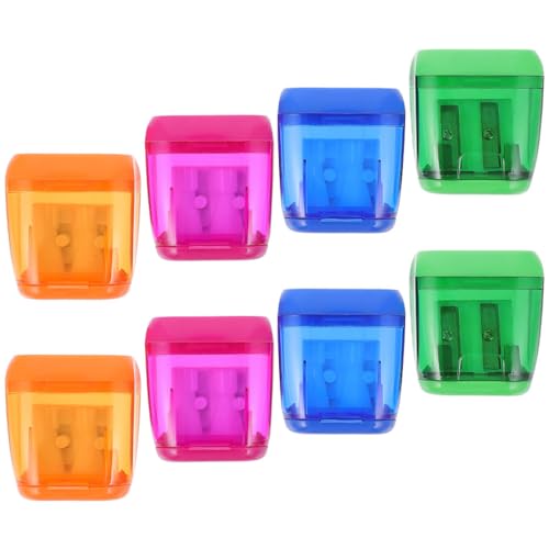 GALPADA 8Stücke Teiliges Handheld Bleistiftspitzer Doppelanspitzer für Schule und Büro Design aus Material für Erwachsene GALPADA 8Stücke Teiliges Handheld Bleistiftspitzer Doppelanspitzer für Schule und Büro Design aus Material für Erwachsene von GALPADA