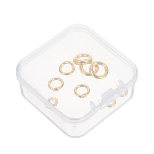 GALPADA 9 Stück Biegeringe: 6/8/10 Mm, Silberne Biegeringe, Runde Quetschverbinder, Verschlüsse – Armbänder, Halsketten Und Bastelzubehör GALPADA 9 Stück Biegeringe: 6/8/10 Mm, Silberne Biegeringe, Runde Quetschverbinder, Verschlüsse – Armbänder, Halsketten Und Bastelzubehör von GALPADA