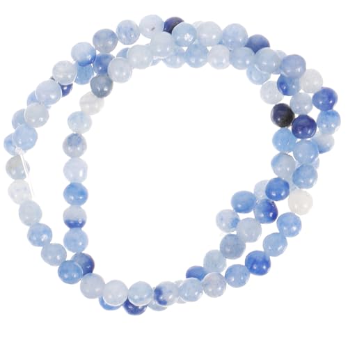 GALPADA 92 Stück Runde Naturstein Perlen für DIY Schmuckherstellung Spacer Perlen für Armbänder und Kreative Bastelprojekte von GALPADA