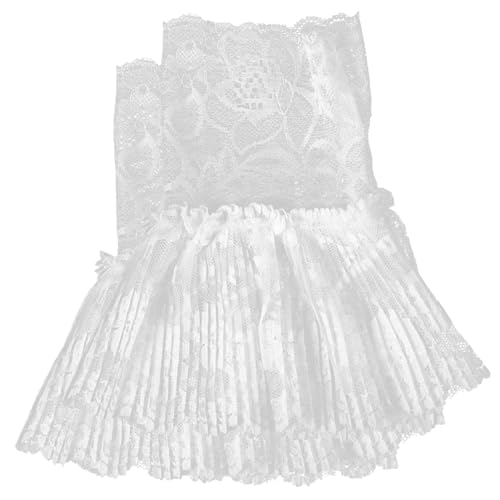 GALPADA Abnehmbare Spitzen handgelenksmanschetten mit Blumenmuster Stilvolle Spitzenärmel für Damen Verstellbare Puffärmel für Hochzeitskleider Festliche Kleider Cosplay und Alltag Weiße GALPADA Abnehmbare Spitzen handgelenksmanschetten mit Blumenmuster Stilvolle Spitzenärmel für Damen Verstellbare Puffärmel für Hochzeitskleider Festliche Kleider Cosplay und Alltag Weiße von GALPADA