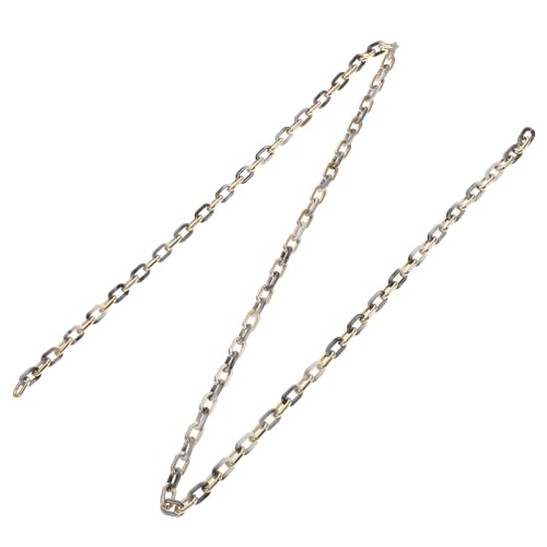 GALPADA Acrylkette DIY Schmuckkette Glatte Abnehmbare Halskette in Gold und Marmor Vielseitige Perlenkette für Bastelprojekte Taschen und Schmuckherstellung von GALPADA