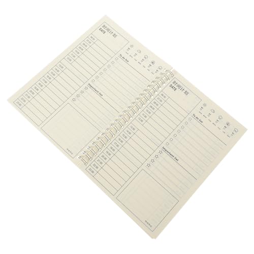 GALPADA Akademischer Tagesplaner Notizbuch mit Stabilem Umschlag und Dickem Papier Haushalts Notizblock für Büro Schule und Lehrer Praktischer Routine Organizer für Studium und Arbeit von GALPADA