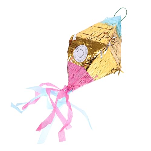 GALPADA Aluminiumfolie Pinata Diamantform Kindergeburtstag Partyspiel Dekoration für Halloween Partyzubehör von GALPADA