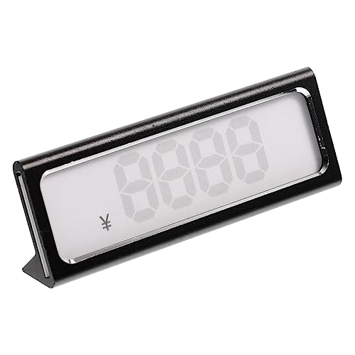 GALPADA Aluminiumlegierung Displayständer für Preisschilder Schräger Etikettenhalter für Tischaufsteller Robuster Schildhalter für Geschäfte und Supermärkte von GALPADA