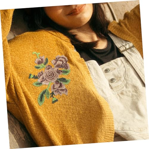 GALPADA Bestickter Blumen Applikations Patch Gesticktes Blumenmotiv Design Braune Stickerei DIY Kleidung Zubehör zum Aufnähen für Kostüme und Cartoon Kleidung GALPADA Bestickter Blumen Applikations Patch Gesticktes Blumenmotiv Design Braune Stickerei DIY Kleidung Zubehör zum Aufnähen für Kostüme und Cartoon Kleidung von GALPADA