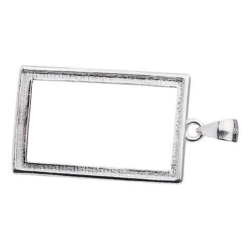 GALPADA Bezel Anhänger Quadratischer Hohlrahmen mit Schlaufe für DIY Schmuckherstellung für Kettenanhänger und Designs GALPADA Bezel Anhänger Quadratischer Hohlrahmen mit Schlaufe für DIY Schmuckherstellung für Kettenanhänger und Designs von GALPADA