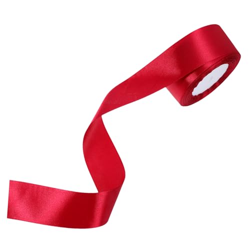 GALPADA Breites Geschenkband aus Polyester Weinrotes Dekorationsband für Diy Handwerk Hochzeitsfeiern Geschenkverpackungen und Arrangements Lange von GALPADA