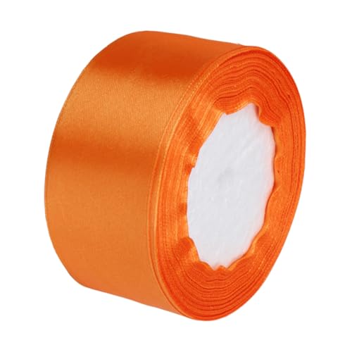 GALPADA Breites Satinband Geschenkband aus Glatte Vorderseite Strukturierte Rückseite Vielseitig für Geschenkverpackung Schleifen Bastelarbeiten und Hochzeitsdeko Orange GALPADA Breites Satinband Geschenkband aus Glatte Vorderseite Strukturierte Rückseite Vielseitig für Geschenkverpackung Schleifen Bastelarbeiten und Hochzeitsdeko Orange von GALPADA