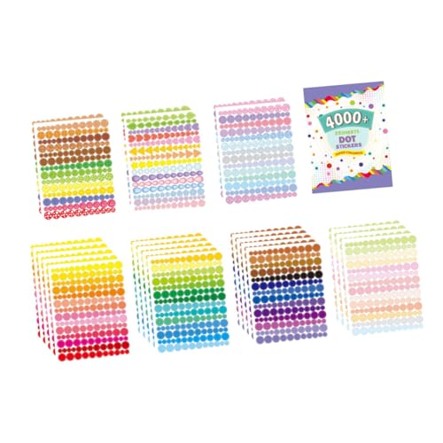 GALPADA Bunte Kleine Runde Aufkleber Farbige Punktetiketten Selbstklebend zum Beschriften Farbkodierung und Organisieren von Dokumenten Ordnern Vorratsgläsern Vielseitig Einsetzbar GALPADA Bunte Kleine Runde Aufkleber Farbige Punktetiketten Selbstklebend zum Beschriften Farbkodierung und Organisieren von Dokumenten Ordnern Vorratsgläsern Vielseitig Einsetzbar von GALPADA