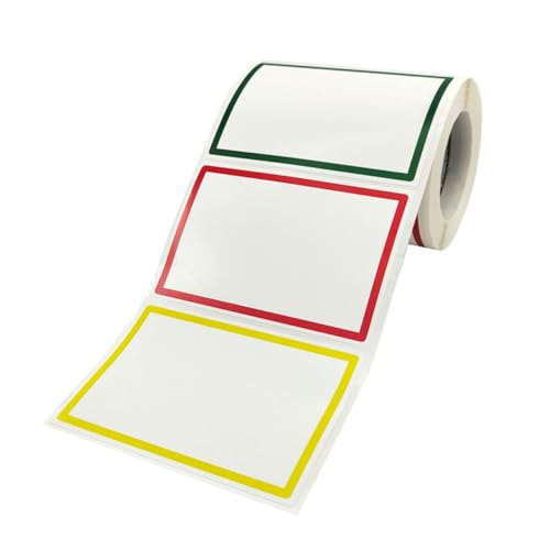 GALPADA Bunte Selbstklebende Namensetiketten DIY Blanko Aufkleber für Beschriftung und Klassifizierung Ablösbare Namensaufkleber für Schule Büro Zuhause Einfache Beschriftung und GALPADA Bunte Selbstklebende Namensetiketten DIY Blanko Aufkleber für Beschriftung und Klassifizierung Ablösbare Namensaufkleber für Schule Büro Zuhause Einfache Beschriftung und von GALPADA