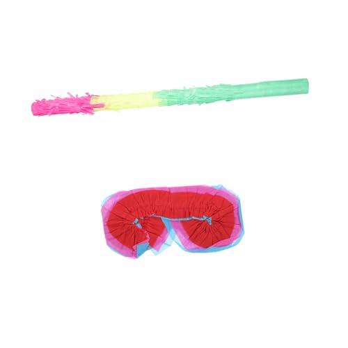GALPADA Buntes Pinata mit Papierstab und Augenbinde Leicht und Robust für Kindergeburtstag Lustiges Partyspiel Zubehör für Fröhliche Feiern GALPADA Buntes Pinata mit Papierstab und Augenbinde Leicht und Robust für Kindergeburtstag Lustiges Partyspiel Zubehör für Fröhliche Feiern von GALPADA