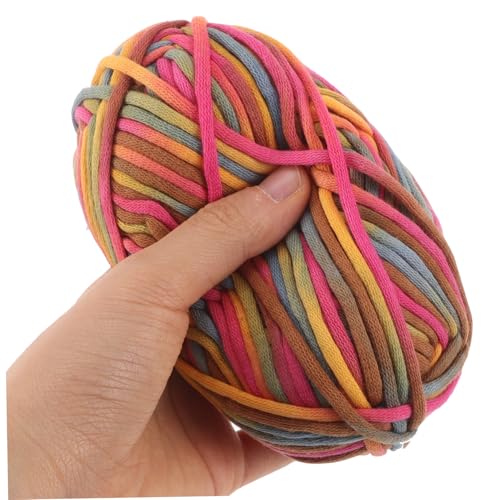 GALPADA Buntes T Shirt Garn zum Häkeln und Stricken Weiches Dickes Baumwoll Garn für DIY Accessoires Warme Pullover und Schals Handgefertigte Farbenfrohe Strickwolle für Erwachsene GALPADA Buntes T Shirt Garn zum Häkeln und Stricken Weiches Dickes Baumwoll Garn für DIY Accessoires Warme Pullover und Schals Handgefertigte Farbenfrohe Strickwolle für Erwachsene von GALPADA