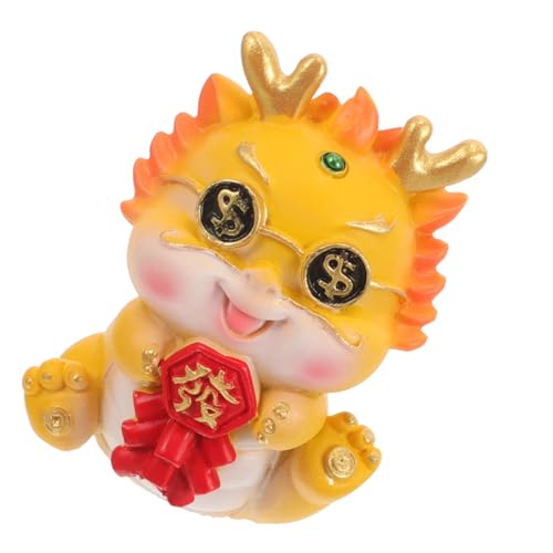 GALPADA Chinesische Neujahrsdekoration Drachenfigur aus Langlebigem Harz Detaillierte Tischdekoration mit Lebendigem Cartoon Design Vielseitig für Zuhause Büro und Farbenfroh und GALPADA Chinesische Neujahrsdekoration Drachenfigur aus Langlebigem Harz Detaillierte Tischdekoration mit Lebendigem Cartoon Design Vielseitig für Zuhause Büro und Farbenfroh und von GALPADA
