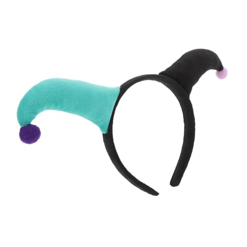 GALPADA Clown Haarreif Karneval Damen Komfortabler Sitz Grüne Clownshut Stirnband Halloween Maskerade Party Accessoire von GALPADA