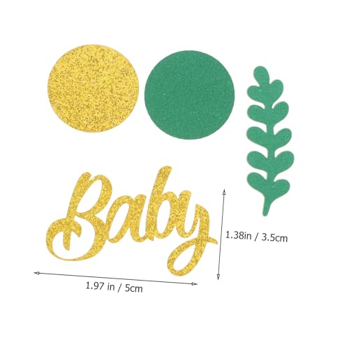 GALPADA Confetti Glänzendes Rundes Papierkonfetti für Gender Reveal Party Leichtes Partydeko Zubehör für Shower und Geburtstagsfeier von GALPADA