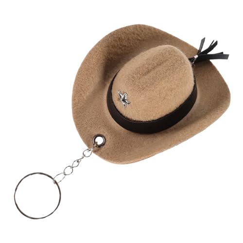 GALPADA Cowboyhut Schlüsselanhänger Schlüsselanhänger- schlüsselanhänger Schlüsselbund Cowboyhut-Dekorationen Taschenanhänger Puppe Schlüsselanhänger Zinklegierung Khaki GALPADA Cowboyhut Schlüsselanhänger Schlüsselanhänger- schlüsselanhänger Schlüsselbund Cowboyhut-Dekorationen Taschenanhänger Puppe Schlüsselanhänger Zinklegierung Khaki von GALPADA
