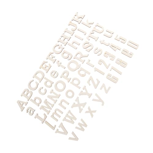 GALPADA DIY Buchstaben Holzstücke Kreative Englische Buchstaben und Zahlen Langlebige Holzscheiben für Bastelarbeiten Bemalbar für Schul Partydeko GALPADA DIY Buchstaben Holzstücke Kreative Englische Buchstaben und Zahlen Langlebige Holzscheiben für Bastelarbeiten Bemalbar für Schul Partydeko von GALPADA